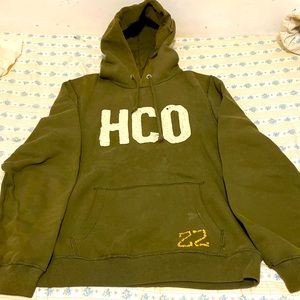 HOLLISTER olive green pullover hoodie men’s size extra large